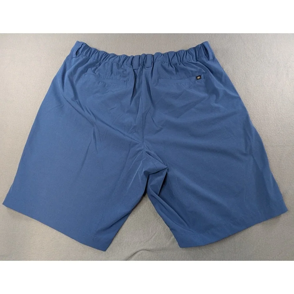 Banana‎ Republic Mens Core Temp Chino Shorts 38 Blue Solid